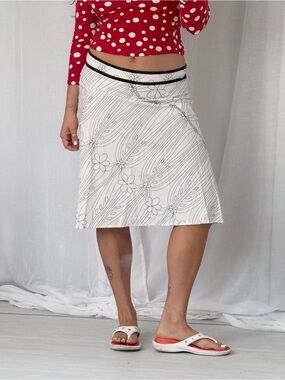 y2k mod floral midi skirt ✧